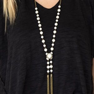 Vintage Diva brass necklace